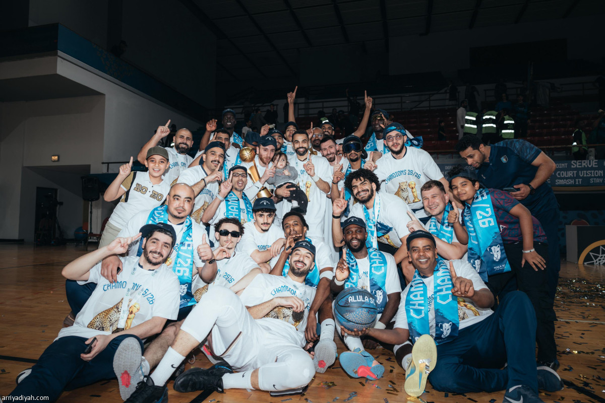 العلا أبطال السلة