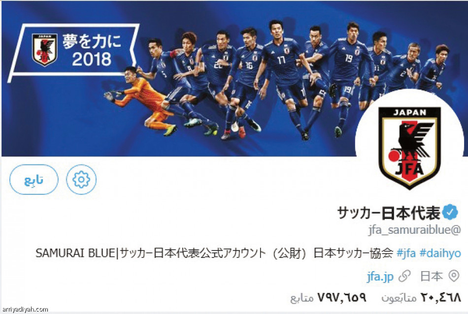 المكسيك..
الأكثر متابعة على تويتر