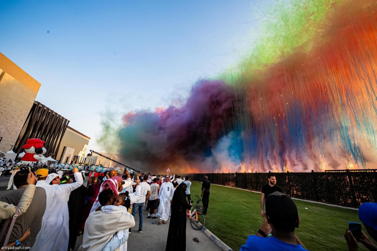 سماء الرياض تتلون