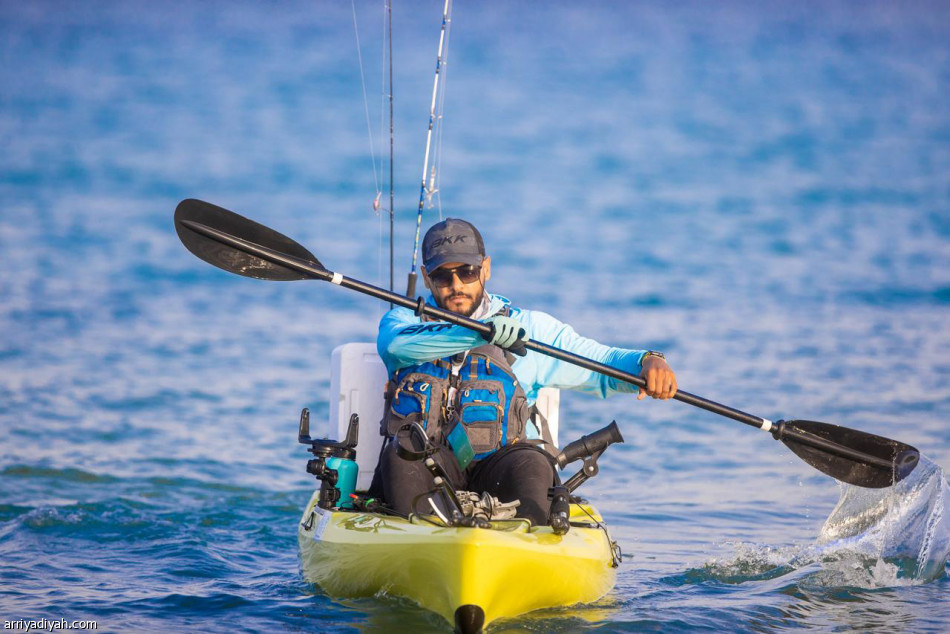 الشاخوري يخطف جائزة صيد الأسماك بقوارب الكاياك