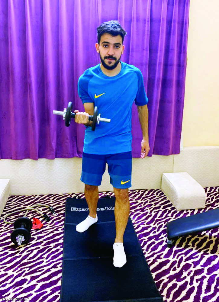 المطلق
يستعد بتدريبات التقوية