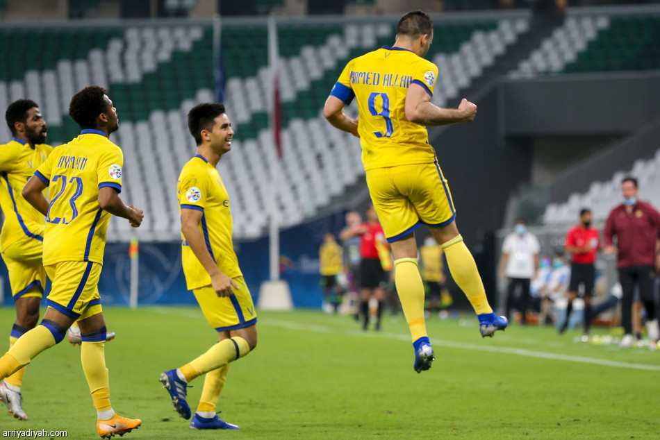 حمدالله يقود النصر إلى ربع النهائي